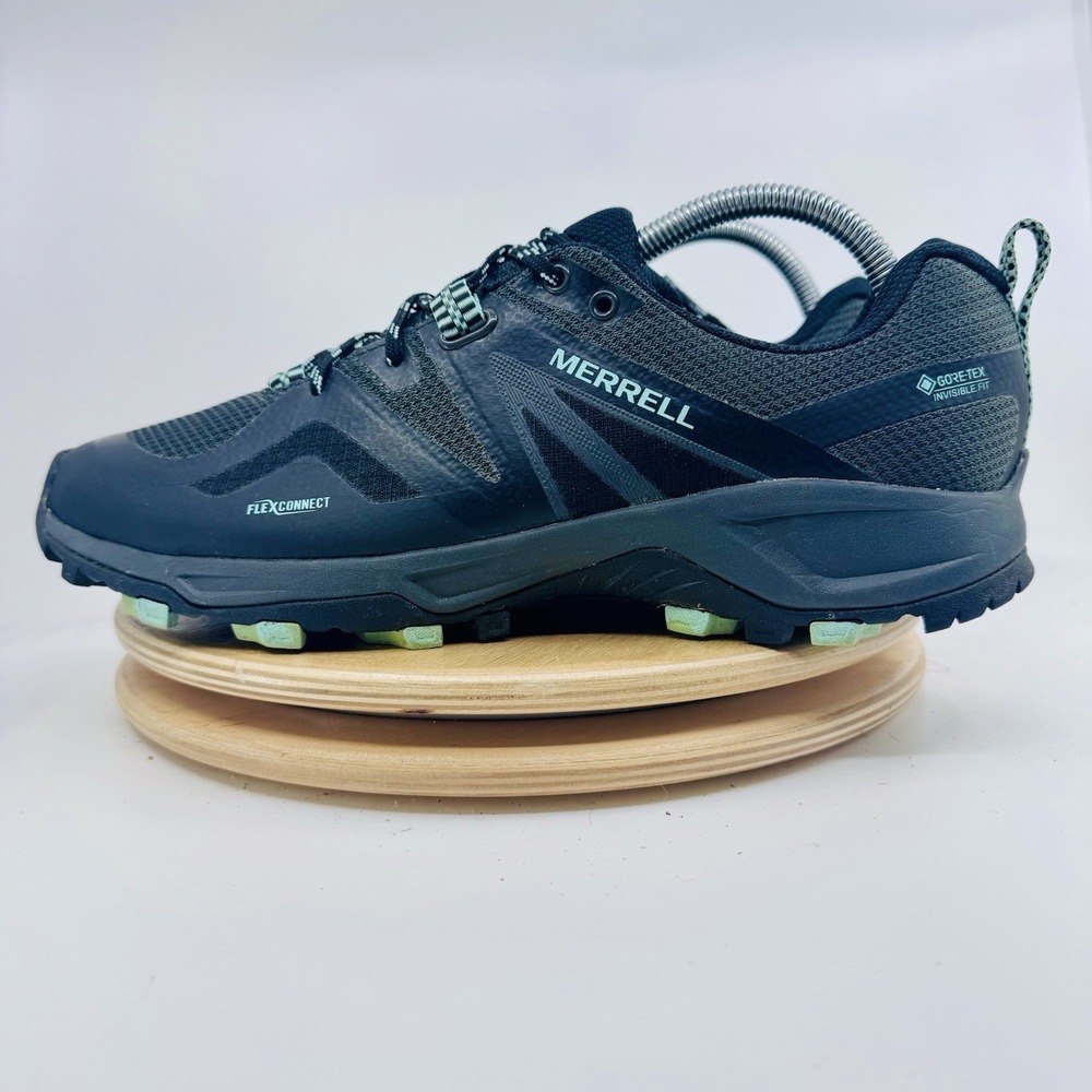 Merrell MQM Flex 2 Women 10.5 Black GTX Gore-Tex Hiking Shoes J034262 Waterproof